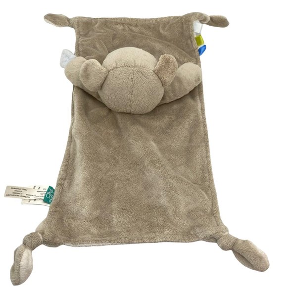 HB Beige/Ivory Brown Bear Security Blanket Baby Lovey Lovie Soother Comfort - Picture 5 of 5